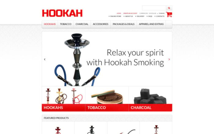 Template VirtueMart Produk Hookah Eksklusif