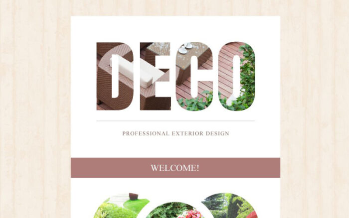 Exterior Design Responsive Newsletter Template