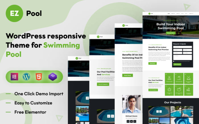 EZ-Pool: Tema WordPress Dinamis untuk Meningkatkan Bisnis Kolam Renang Anda dengan Elementor