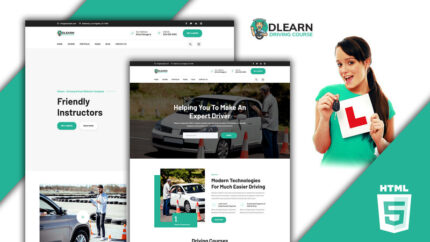 Template Situs Web HTML5 Dlearn Driving Traffic School - Fitur Gambar 1