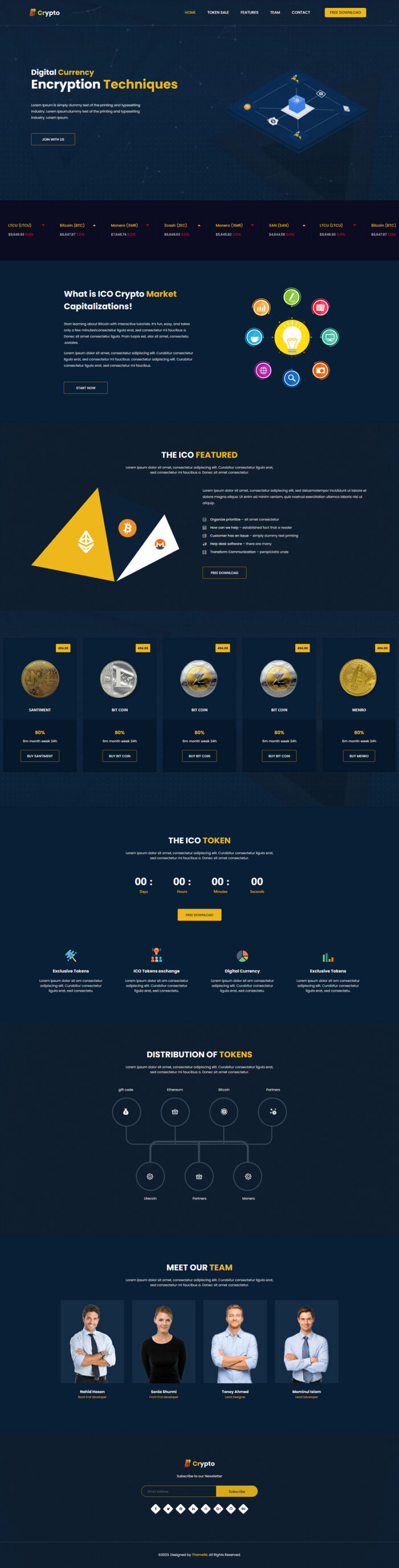 BCrypto - Template HTML ICO, Bitcoin dan Cryptocurrency - Fitur Gambar 2