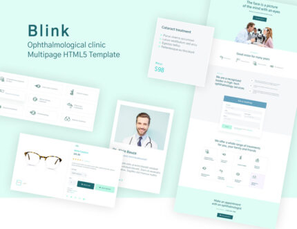 Blink - Template Toko HTML5 Kacamata - Fitur Gambar 1