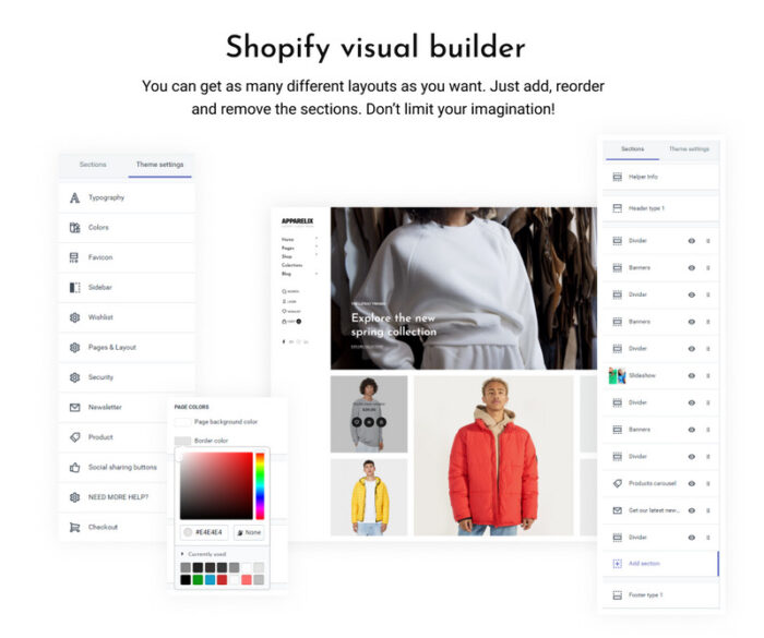 Tema Shopify Toko Mode Modern Apparelix - Fitur Gambar 2