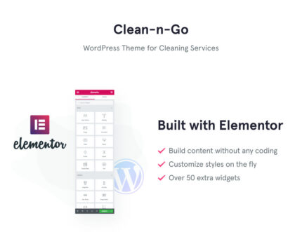 Clean-n-Go - Tema WordPress untuk Layanan Kebersihan - Fitur Gambar 1