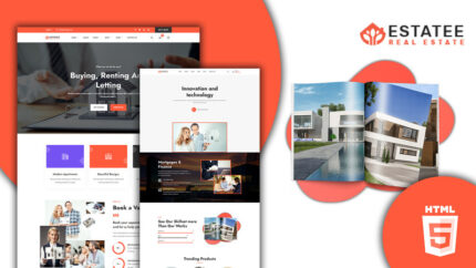 Template Situs Web HTML5 Estatee Real Estate - Fitur Gambar 1