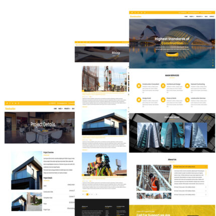 Template HTML Xonstruction-Construction - Fitur Gambar 1