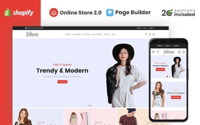 Tema Shopify Toko Busana Luar Biasa