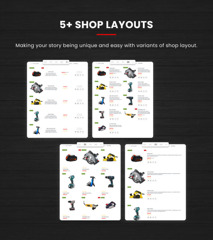 Toolsify Megastore –Tools and Machine Shopify 2.0 Template Responsif - Fitur Gambar 11