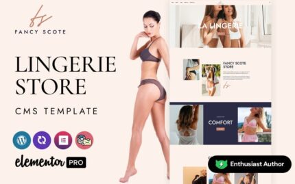 Fancyscote - Lingerie WordPress Elementor Theme