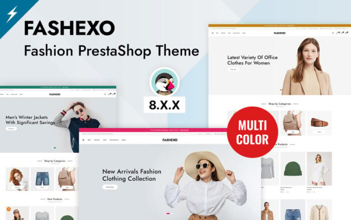 Fashexo - Tema PrestaShop Toko Busana dan Pakaian