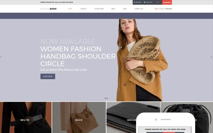 Fashion Boom - Tema Shopify Elegan dan Fashion