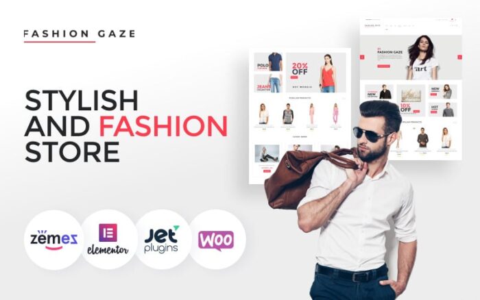 Fashion Gaze - Tema WooCommerce Toko Pakaian