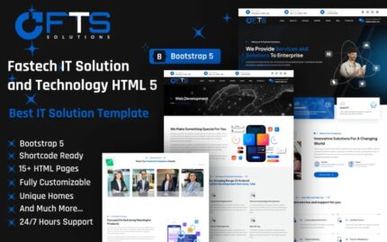 Template HTML Serbaguna Fashtech Solutions