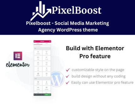 Pixelboost - Tema WordPress Agensi Pemasaran Media Sosial - Fitur Gambar 1