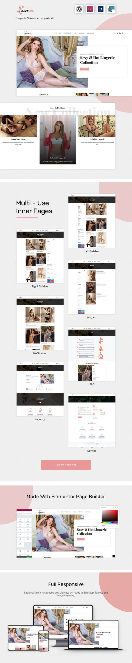 UnderSlik - Tema WordPress Lingerie - Fitur Gambar 1