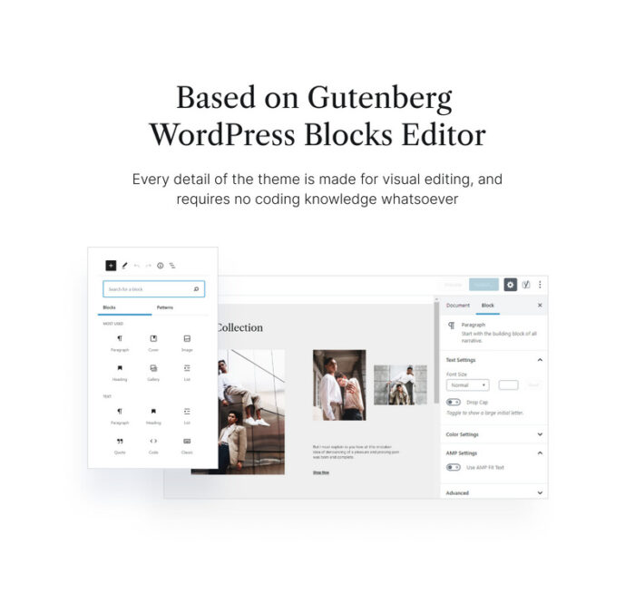 LeMood - Tema Gutenberg WooCommerce Toko Busana - Fitur Gambar 2