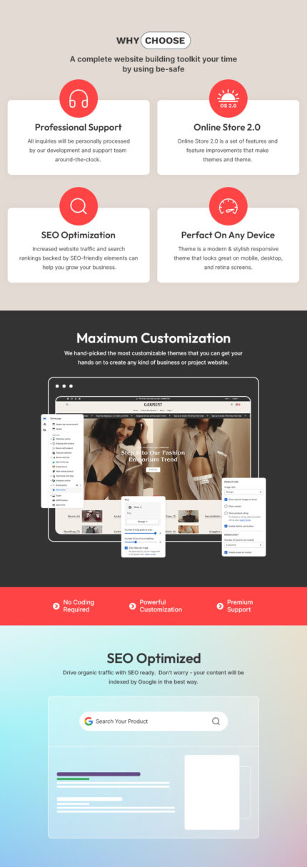 Pakaian - Tema Responsif Shopify 2.0 Serbaguna untuk Fashion & Pakaian Premium - Fitur Gambar 1