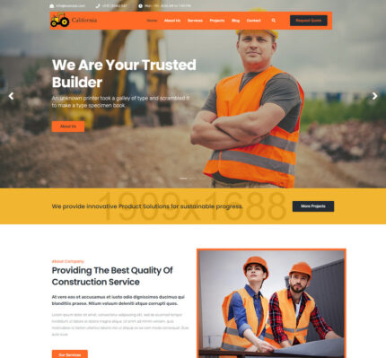 Calforina Building Construction - Template HTML 5 Landing - Fitur Gambar 1