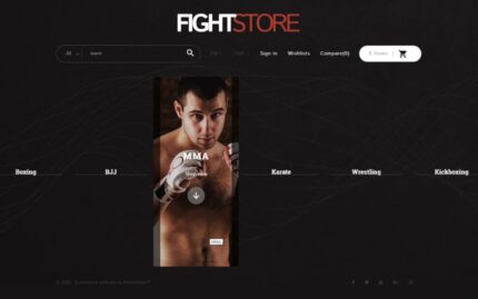 Fight Store - Peralatan dan Pakaian Olahraga untuk Seni Bela Diri Tema PrestaShop