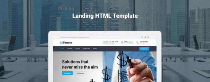 Keuangan - Template Halaman Arahan HTML5 Penasihat Keuangan - Fitur Gambar 1