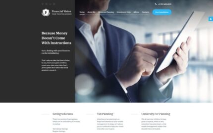 Financial Advision Joomla Template