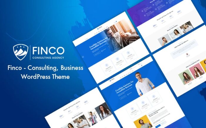 Finco - Tema WordPress Bisnis Konsultasi