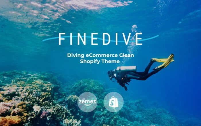 Finedive - Menyelam eCommerce Tema Shopify Bersih