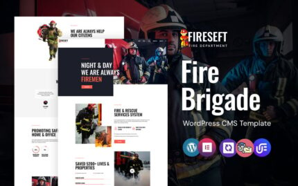 Fireseft - Fire Brigade WordPress Elementor Theme