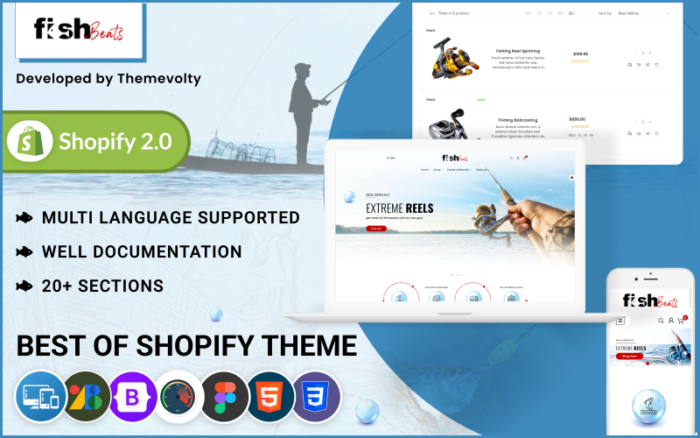 Fish Beats - Tema Responsif Mega Fishing Shopify 2.0