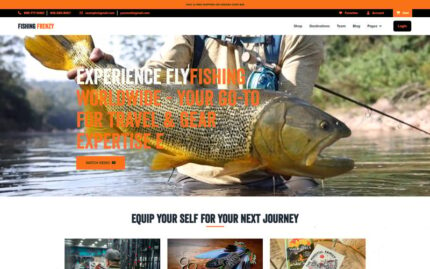 Kegilaan Memancing | Template HTML Situs Web Memancing