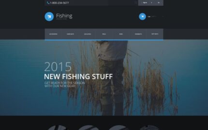 Fishing PrestaShop Theme