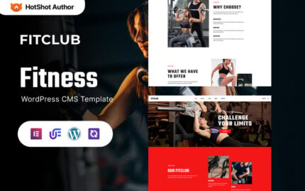 Fitclub - Gym Fitness And Bodybuilding WordPress Theme