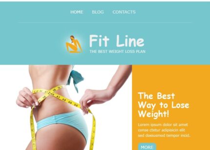 Fitness Responsive Newsletter Template