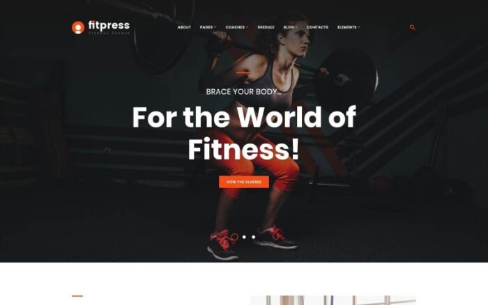 Fitpress - Tema WordPress Kebugaran & Gym