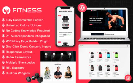 FitX - Tema WordPress untuk Gym & Kebugaran