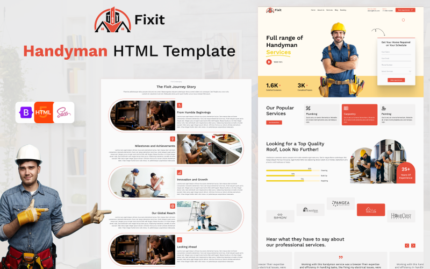 Fixit - Templat HTML Layanan Perbaikan Tukang