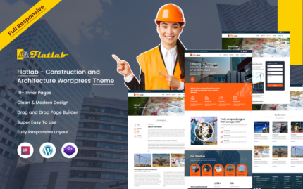 Flatlab - Tema Wordpress Konstruksi dan Arsitektur