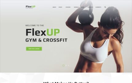 Flex Up - Crossfit WordPress theme