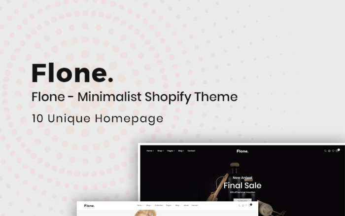 Flone - Tema Shopify Minimalis