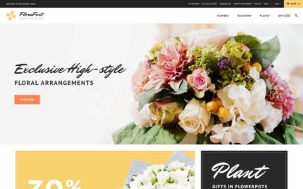 FloraFest - Tema Magento Responsif Toko Bunga