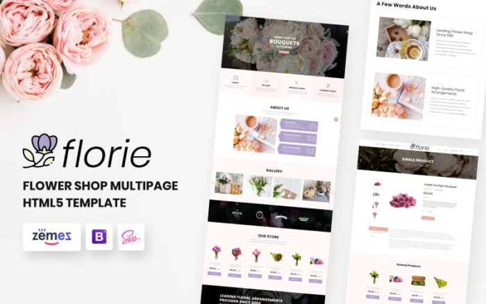 Florie - Template HTML5 Toko Bunga