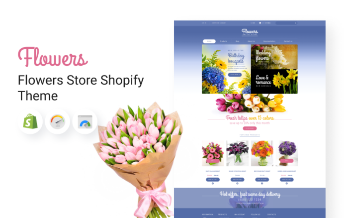 Tema Toko Bunga Shopify