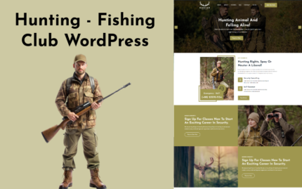 Foera - Hunting and  Fishing Club WordPress Theme