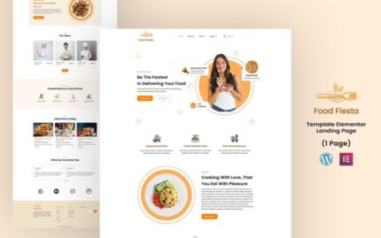 Food Fiesta - Hotel and Restaurant Services Elementor Template Kit