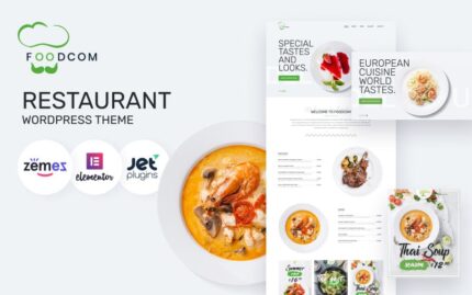 Foodcom - Restaurant WordPress Elementor Theme