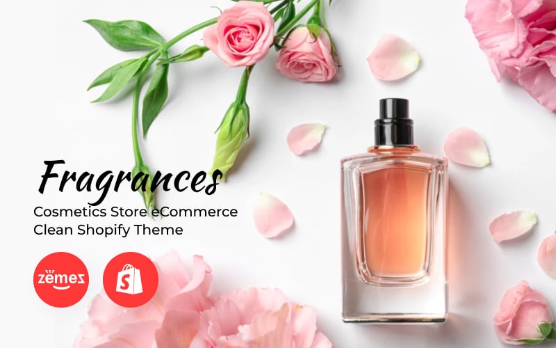 Toko Parfum - Kosmetik Tema eCommerce Shopify Bersih