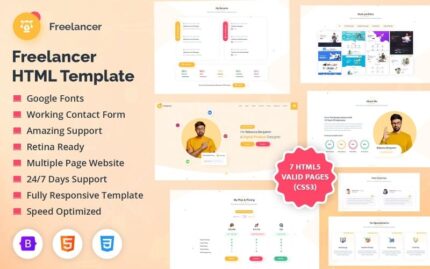 Template Situs Web HTML Freelancer