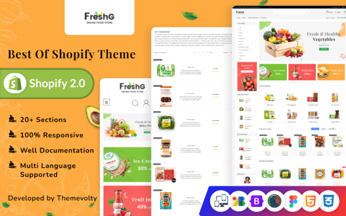 FreshG Mega Grocery–Makanan Minuman–Kopi Shopify 2.0 Tema Responsif Premium