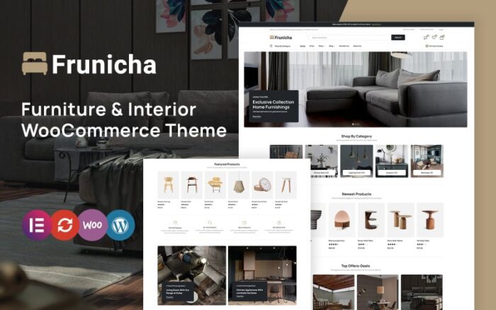 Frunicha - Tema WooCommerce untuk Furnitur & Desain Interior