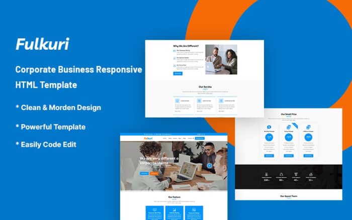 Fulkuri – Template Situs Web Bisnis Korporat